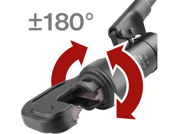kliešte štiepacie hydraulické pákové, rozsah strihu ? 4-16mm, 430mm