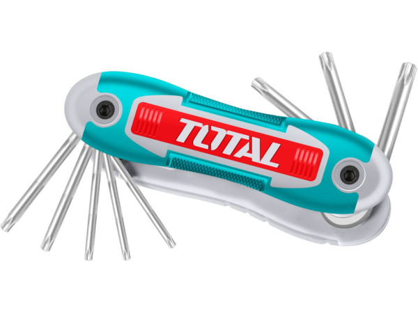 Kľúče TORX, súprava 8 ks, CrV