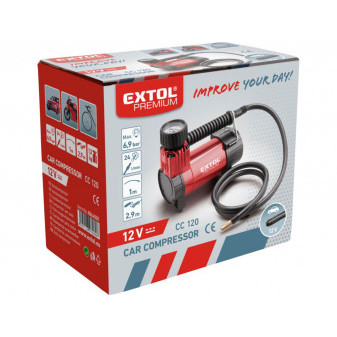 kompresor do auta 12V, 12V, 6,9bar