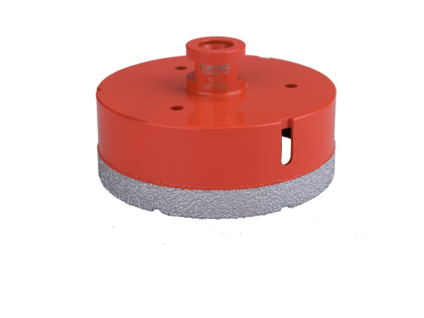 korunka vykružovacia diamantová, O 110mm, závit M14