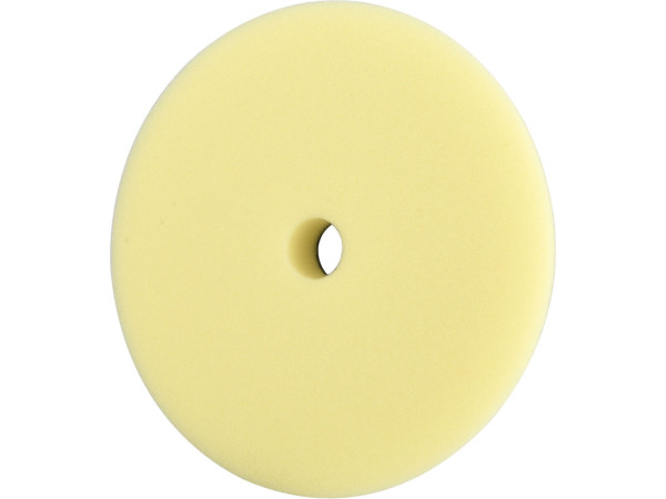 kotúč leštiaci penový, orbitálny, T80, žltý, ?180x25mm, suchý zips ?152mm