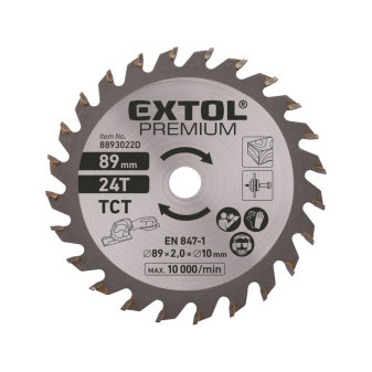 kotúč pílový s SK plátkami, ?89×2,0×10mm, 24T
