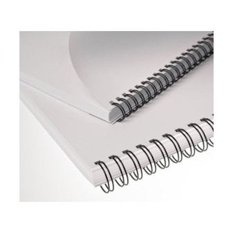 Kovové chrbty Eurosupplies (3/1') 8 mm čierne