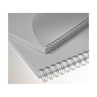 Kovové chrbty Eurosupplies (3/1') 8 mm strieborné
