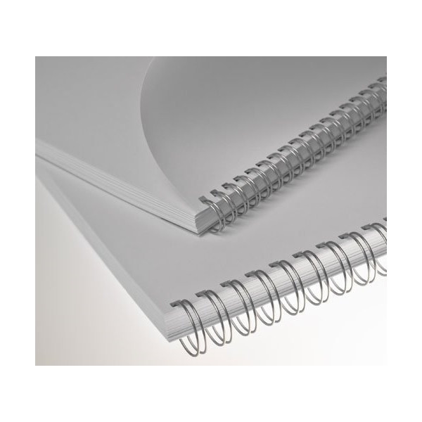Kovové chrbty Eurosupplies (3/1') 8 mm strieborné