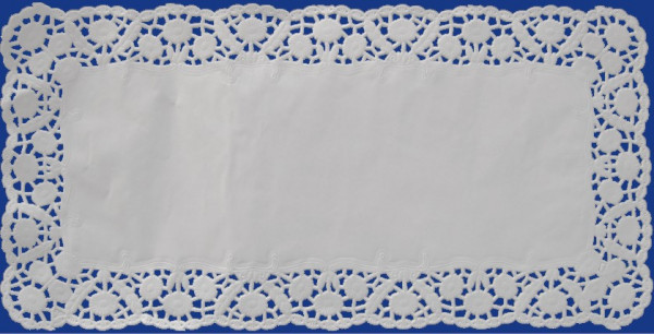 Čipka papierová 25 x 38 cm hranatá 1 ks Gastro