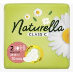 Naturella Classic Normal Plus veľkosť 2 Vložky s krídelkami 10 ks