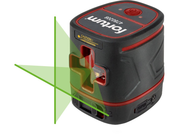 laser zelený líniový krížový samonivelačný