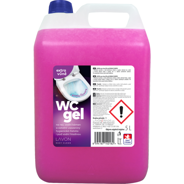 LAVON WC čistič gél Aroma Flowers 5l