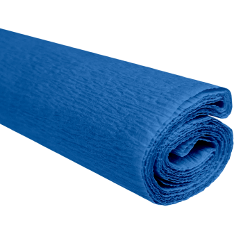 Krepový papier blankytný modrý 0,5x2m C23 28 g/m2