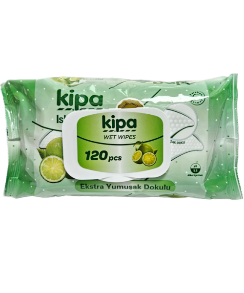 Kipa vlhčené obrúsky limetka 120 ks
