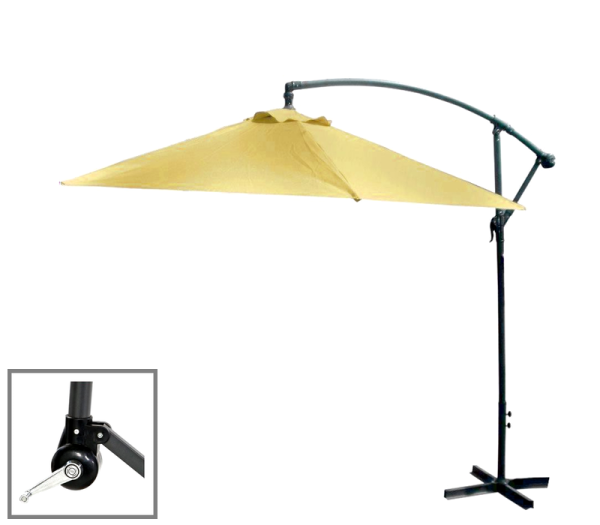 Linder Exclusiv Záhradný slnečník konzolový 300 cm Béžový