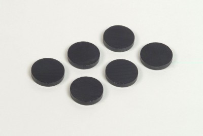 Magnet 850/20 priemer 2 cm čierny 12ks RON