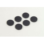 Magnet 850/16 priemer 1,6 cm čierny 12ks