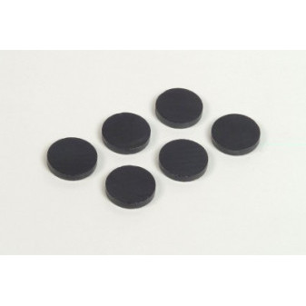 Magnet 850/16 priemer 1,6 cm čierny 12ks