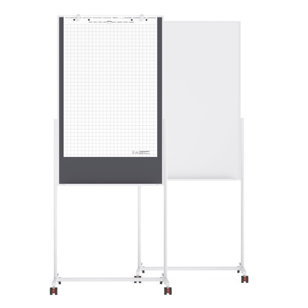 Magnetoplan mobilné Design-Multifunkčná tabuľa 3-v-1