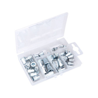 matica nitovacie oceľové, sada mix 40ks, M3-M4-M5-M6-M8