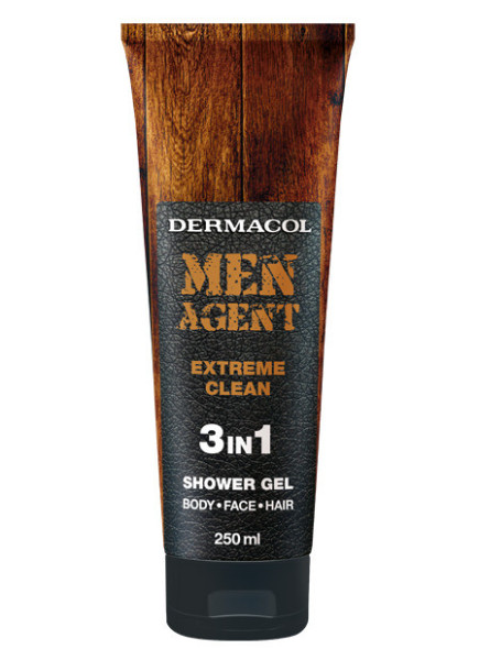 DERMACOL Men Agent Extreme Clean sprchový gél 3v1 250ml