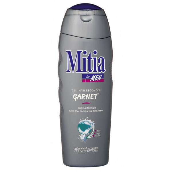 Sprchový gél for men, 400 ml, Garnet, vlasy a body Mitia