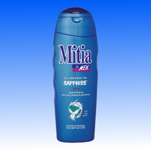 Sprchový gél pre mužov, 400 ml, Sapphire, vlasy a body Mitia
