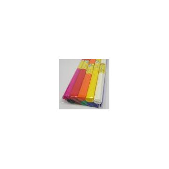 Krepový papier MIX 10 farieb 0,5x2m 28 g/m2