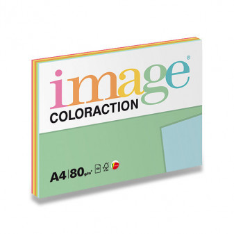 Farebné papiere IMAGE Mix pastelový, A4, 80g, 5x20 listov