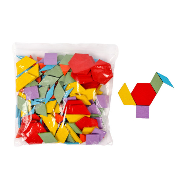 Aga Drevená skladačka geometrické tvary