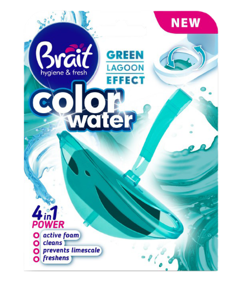 WC záves Brait Color Water 40g Green Lagoon