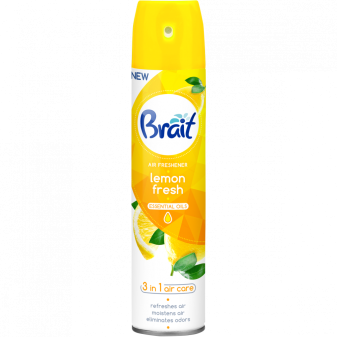 BRAIT osviežovač vzduchu 300ml Svieži citrón - Lemon Fresh