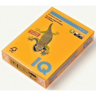 Farebný papier IQ NEOOR - A4 80g oranžová neónová 500 listov IQC480/N/NEOOR