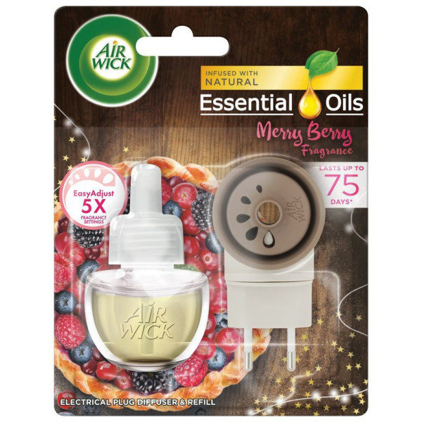 AIR WICK 19 ml komplet elektrická náplň Zimné Bobule Merry Berry