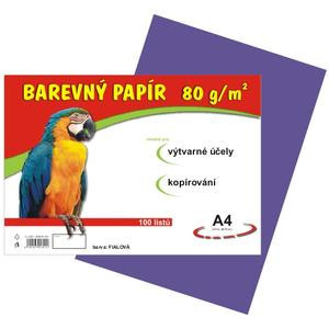 Papier farebný A4 100ks 80g fialový