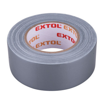 páska lepiaca textilná/univerzálna, 50mm x 50m hr.0,18mm, sivá