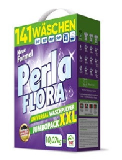 Nemecký prací prášok Perla Flora univerzálny 10,07kg