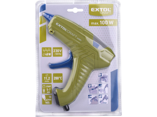 pištoľ tavná lepiaca, ?11mm, 40W