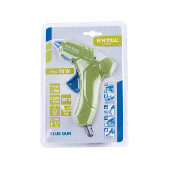 pištoľ tavná lepiaca, ?7,2mm, 25W