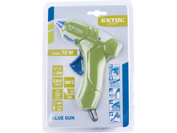 pištoľ tavná lepiaca, ?7,2mm, 25W