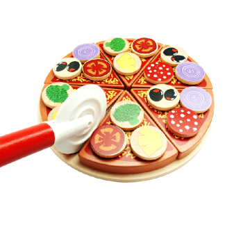 Aga4Kids Drevená krájacia pizza