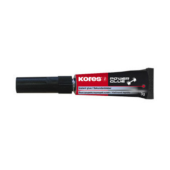 Kores sekundové lepidlo, Power Glue, Universal, 3g