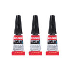 Kores sekundové lepidlo, Power Glue, Gél, 3x1g