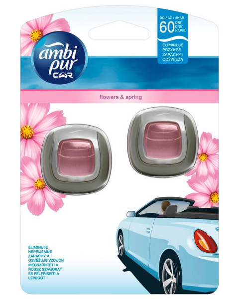 Osviežovač vzduchu AmbiPur Car 2x2ml Jaguar Flowers & Spring