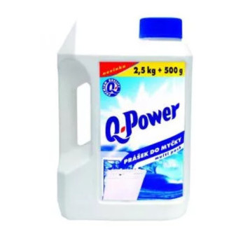 Q power pre umývačky - Prášok, 2,5kg+500g