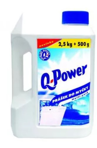 Q power pre umývačky - Prášok, 2,5kg+500g