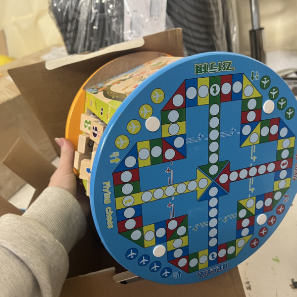 Aga4Kids Drevená motorická kocka 7v1 DZ835