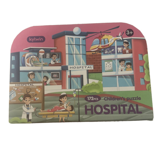 Aga4Kids Detské puzzle Nemocnice 172 dielikov 2DZ082