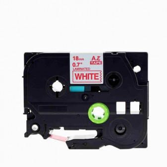 Alternatívna páska Brother TZ-242 / TZe-242, 18mm x 8m, červená tlač / biely podklad