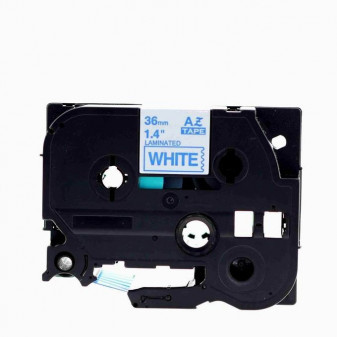 Alternatívna páska Brother TZ-263 / TZe-263, 36mm x 8m, modrá tlač / biely podklad