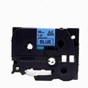 Alternatívna páska Brother TZ-561 / TZe-561, 36mm x 8m, čierna tlač / modrý podklad