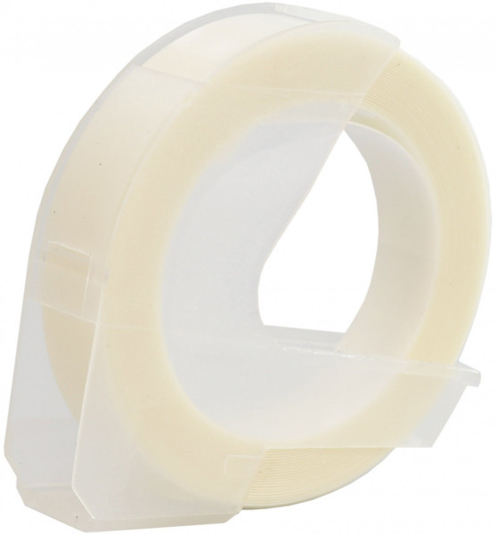 Alternatívna páska Dymo Omega A0898100, 9 mm x 3 m, biela tlač/priehľadný podkklad