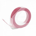 Alternatívna páska Dymo Omega A0898120, 9 mm x 3 m, biela tlač/ružový podklad